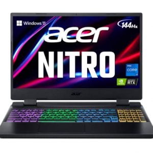 Acer Nitro 5 AN515-58-725A Gaming Laptop | Intel Core i7-12700H | NVIDIA GeForce RTX 3060 Laptop GPU | 15.6" FHD 144Hz 3ms IPS Display | 16GB DDR4 | 512GB Gen 4 SSD | Killer Wi-Fi 6 | RGB Keyboard