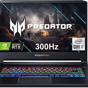 2021 Newest Acer Predator Triton 500 Gaming Laptop, 15.6" FHD NVIDIA G-SYNC Display 300Hz, Intel Core i7-10750H, GeForce RTX 2070 Super, 32GB DDR4 RAM, 1TB NVMe SSD, Wi-Fi 6, RGB Backlit KB,Win10