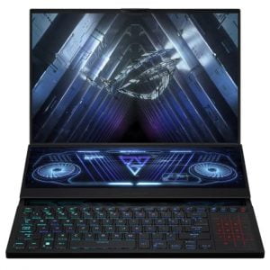 ASUS ROG Zephyrus Duo 16 Gaming Laptop, 16” 165Hz ROG Nebula HDR QHD 16:10 Display, NVIDIA GeForce RTX 3080 Ti, AMD Ryzen 9 6900HX, 32GB DDR5, 2TB SSD, Windows 11 Pro, GX650RX-XS97