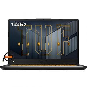Asus TUF 17.3" 144Hz FHD (1920 x 1080) Gaming Laptop, Intel Tiger Lake Core i5-11260H (6 Cores,12 Threads), NVIDIA GeForce RTX 3050 Ti , Backlit Keyboard,Windows 10, (16GB RAM | 1TB PCIe SSD)
