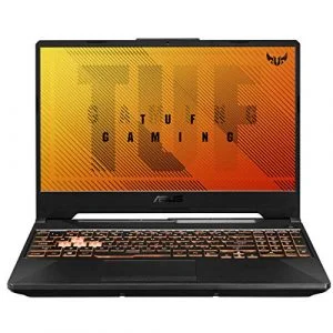 ASUS TUF Gaming A15 Gaming Laptop, 15.6” 144Hz FHD IPS-Type, AMD Ryzen 5 4600H, GeForce GTX 1650, 8GB DDR4, 512GB PCIe SSD, Gigabit Wi-Fi 5, Windows 10 Home, FA506IH-AS53