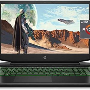 HP Pavilion Gaming Laptop Computer, 15.6" FHD IPS Anti-Glare 144Hz Display, AMD Ryzen 5 5600H, 8GB RAM, 512GB PCIe NVMe SSD, GeForce GTX 1650 4GB, Backlit Keyboard, WiFi 6, Bluetooth, Win 10 Home