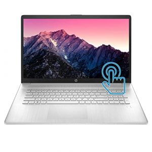 HP Pavilion Laptop (2021 Latest Model), 17.3" HD+ Narrow Bezel Touchscreen, AMD Ryzen 5 5500U Processor (Beats i7-1185G7), 32GB RAM, 1TB SSD, Long Battery Life, Win 10