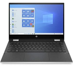 HP Pavilion x360 Convertible 14-inch Laptop, 11th Generation Intel Core i5-1135G7 processor, Intel Iris Xe Graphics, 8GB RAM, 256 GB SSD, Windows 11 Home (14-dw1025nr, Natural silver)