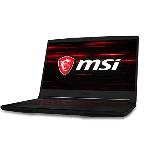 MSI Computer GF63, NVIDIA GeForce GTX 1650 Graphics, 15.6" 8GB 256GB Intel Core i5-10300H X4 2.5GHz Win10, Black
