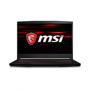 MSI GF63 THIN 9RCX-818 15.6" Gaming Laptop, Thin Bezel, Intel Core i7-9750H, NVIDIA GeForce GTX 1050 Ti, 8GB, 256GB NVMe SSD