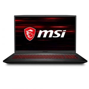 MSI GF75 Thin 17.3" Full HD Gaming Notebook Computer, Intel Core i5-10300H 2.6GHz, 8GB RAM, 512GB SSD, NVIDIA GeForce GTX 1650 4GB, Windows 10 Home