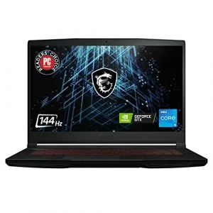 MSI GV15 15.6" 144Hz Gaming Laptop: Intel Core i5-11400H GTX 1650 8GB 256GB NVMe SSD, Wi-Fi 6, USB Type-C, Nahimic 3 Audio Immersion, Win 11: Black 11SC-633