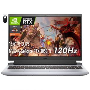 Newest Dell Gaming Laptop, 15.6 inch FHD Display, AMD Ryzen 7 5800H (>i7-11800H), NVIDIA GeForce RTX 3050 Ti, 16GB DDR4, 512GB PCIe SSD, Backlit KB, Wi-Fi, Windows 11, 82 Days