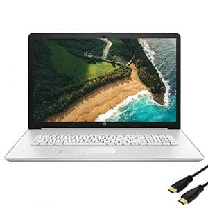 Newest HP 17.3" HD+ Touchscreen Business Office Laptop, AMD Ryzen 5 5500U(Beats Intel i5-1135G7), 32GB DDR4 RAM, 1024GB PCIE SSD, Bundle with HDMI, Windows 10 Home, Silver