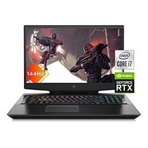 OMEN 17 Gaming Laptop, NVIDIA GeForce RTX 2070, Intel Core i7-10750H, 16 GB DDR4 RAM, 512 GB PCIe NVMe SSD, 17.3" 144Hz Full HD, Windows 10 Home, RGB Keyboard (17-cb1080nr, 2020 Model)