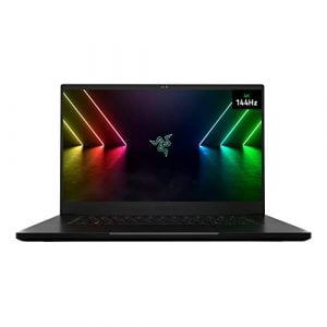 Razer Blade 15 Gaming Laptop: NVIDIA GeForce RTX 3080 Ti - 12th Gen Intel 14-Core i9 CPU - 15.6” 4K UHD 144Hz - 32GB DDR5 RAM, 1TB PCIe SSD - Windows 11 - CNC Aluminum - Chroma RGB - Thunderbolt 4