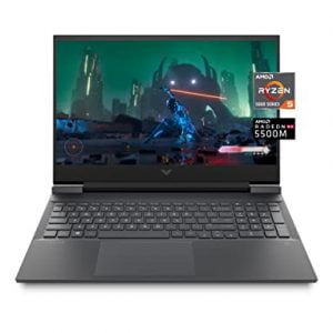 Victus 16 Gaming Laptop, AMD Radeon RX 5500M, AMD Ryzen 5 5600H, 8 GB RAM, 512 GB SSD, Full HD IPS Display, Windows 11 Home, Backlit Keyboard, Fast Charge, Enhanced Thermals (16-e0020nr, 2021)