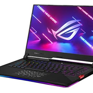 ASUS ROG Strix Scar 15 Gaming Laptop, 15.6" 300Hz IPS Type FHD Display, NVIDIA GeForce RTX 3080, AMD Ryzen 9 5900HX, 16GB DDR4, 1TB SSD, Opti-Mechanical Per-Key RGB Keyboard, Windows 11, G533QS-DS94