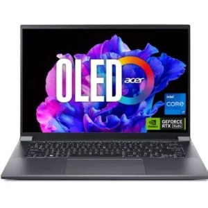 Acer Swift X 14 SFX14-71G-76LC Creator Laptop | 14.5" OLED 2880 x 1800 120Hz 400nit Display | Intel i7-13700H | NVIDIA GeForce RTX 4050 Laptop GPU | 16GB LPDDR5 | 1TB Gen 4 SSD | Killer Wi-Fi 6E,Grey