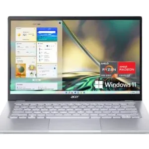 Acer Swift 3 SF314-44-R3ZM Laptop | 14" Full HD IPS | 100% sRGB | AMD Ryzen 5 5625U Hexa-Core Processor | AMD Radeon Graphics | 16GB LPDDR4X | 512GB SSD | Wi-Fi 6E |Backlit Keyboard|Windows 11, Silver