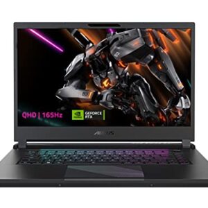 GIGABYTE AORUS 15: 15.6" 16:9 Thin Bezel QHD 2560x1440 165Hz, NVIDIA GeForce RTX 4060 Laptop GPU 8GB GDDR6, Intel Core i7-13700H, 16GB DDR5 RAM, 1TB SSD, Win11 Home (AORUS 15 BKF-73US754SH), Black