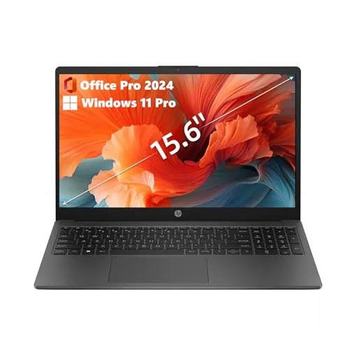 HP 2025 Latest 15.6 FHD Notebook Laptop, AMD Ryzen 5 7530U (Beats i7-1165G7),32GB RAM - 1TB SSD, Webcam, WiFi 6 Bluetooth 5.3, Windows 11 Pro, Office Pro 2024