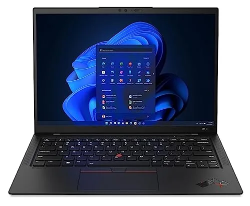 Lenovo Gen 11 ThinkPad X1 Carbon Laptop with Intel Core i7-1365U vPro Processor, 14" WUXGA 100% sRGB Non-Touch Display, 32GB LPDDR5 RAM, 1TB Gen4 Performance SSD, Thunderbolt, and Windows 11 Pro