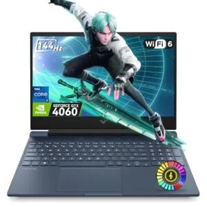 HP Victus 15 Gaming Laptop,Intel Core i7-13620H(10C/16T), NVIDIA GeForce RTX 4060,15.6“FHD Display Laptop Computer,32GB RAM 2TB NVMe SSD with Webcam,Backlit KB,Type_C,Wi-Fi 6,Windows 11 Pro,Office Pro