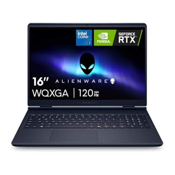 Alienware 16 Aurora Laptop AC16250-16-inch 16:10 WQXGA Display, Intel Core 7-240H Series 2, 16GB DDR5 RAM, 1TB SSD, NVIDIA GeForce RTX 5060 8GB GDDR7, Windows 11 Home, Onsite Service - Blue