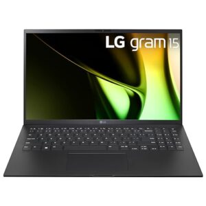 LG gram 15-inch Lightweight Laptop, Intel Evo Edition - AI-Enabled Intel Core Ultra 7 Processor, Windows 11 Home, 16GB RAM, 512GB SSD, Touch IPS Display, Black