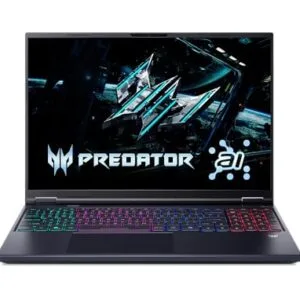 acer Predator Helios Neo 16 AI Gaming Laptop | Intel Core Ultra 9 Processor 275HX | NVIDIA GeForce RTX 5070 Ti | 16" WQXGA 240Hz G-SYNC | 16GB DDR5 | 1TB Gen 4 SSD | Killer Wi-Fi 6E | PHN16-73-92B8