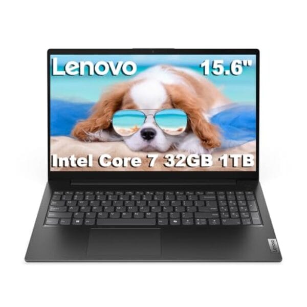 Lenovo V15 Gen 5 Business Laptop (15.6" FHD Anti-Glare, Intel 10-Core i7-240H (> i7-13700H), 32GB DDR5, 1TB SSD) for Student & Home, Numeric Keypad, Webcam w/Shutter, RJ-45, Win 11 Home w/Copilot