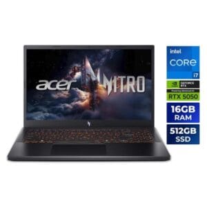 Acer Nitro V15 Gaming Laptop - Intel Core i7-13620H - Nvidia GeForce RTX 5050 GPU - 16GB RAM - 512GB SSD - 15.6' 165Hz IPS Display - Windows 11...