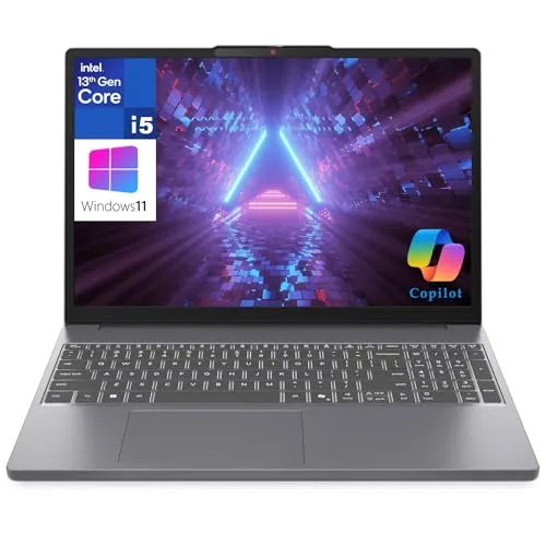 Lenovo IdeaPad 3 Student Laptop Computer | Intel i5-13420H | 16GB DDR5, 256GB SSD | Office 365 | 15” FHD Anti-Glare Display | Copilot AI | WiFi 6 | Windows 11 Home | Perfect for Study