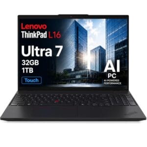 Lenovo ThinkPad L16, 16" FHD+ Touchscreen, Ultra 7 255U, 32GB DDR5, 1TB SSD
