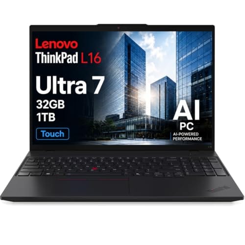 Lenovo ThinkPad L16, 16" FHD+ Touchscreen, Ultra 7 255U, 32GB DDR5, 1TB SSD